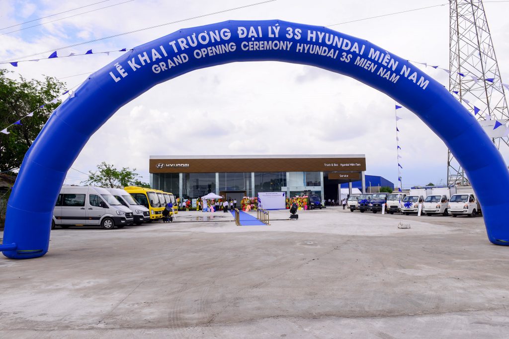 dự án showroom Hyundai Miền Nam