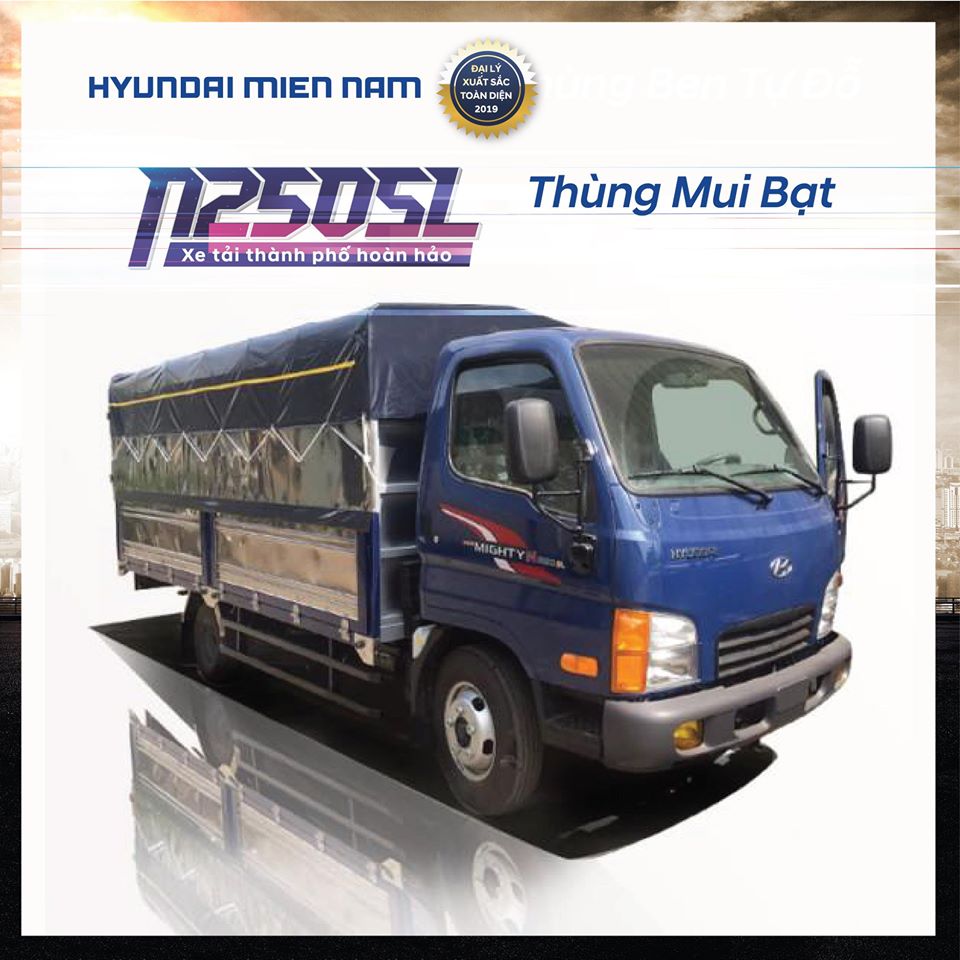 Hyundai New Mighty N250Sl thùng mui bạt
